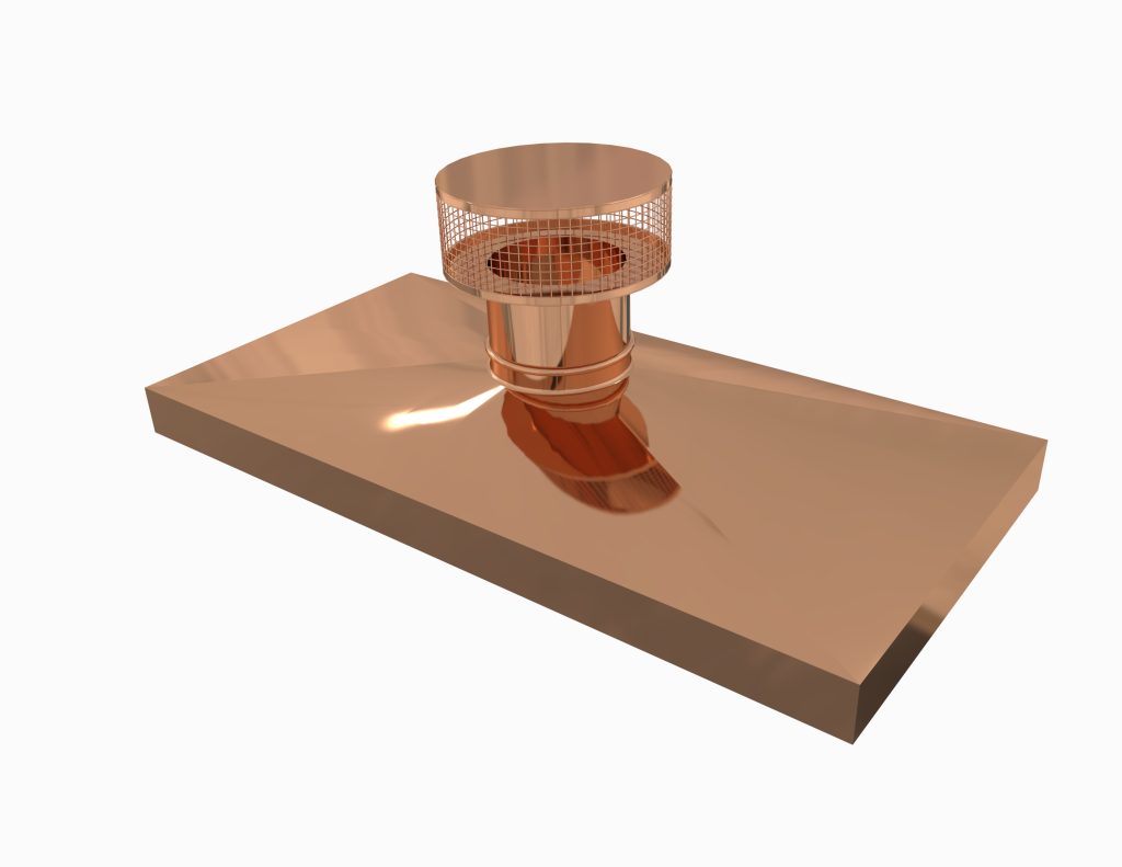 Cap - Chase Cover w Term (Copper)